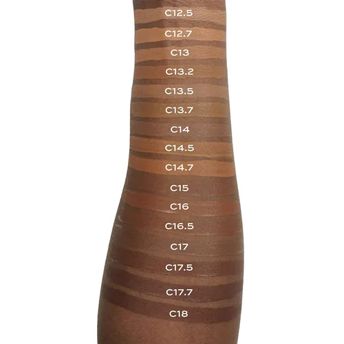 Miniatura 4 de Makeup Revolution Base oculta y define, cobertura completa y acabado mate, F13.2 para tonos de piel oscuros, vegano y libre de crueldad, 0.7 onzas