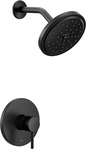 Miniatura 14 de Moen Align - Kit de molduras de ducha M-CORE serie 3 de oro cepillado con cabezal de ducha ancho y mango de palanca, requiere válvula, UT3292BG