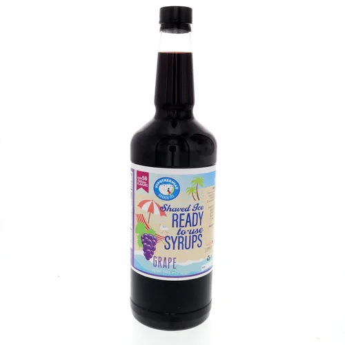 Miniatura 67 de Hypothermias Wild Cherry - Jarabe de sabores de cono de nieve hawaiano listo para usar (128 onzas líquidas), hielo afeitado, 100% azúcar de caña pura