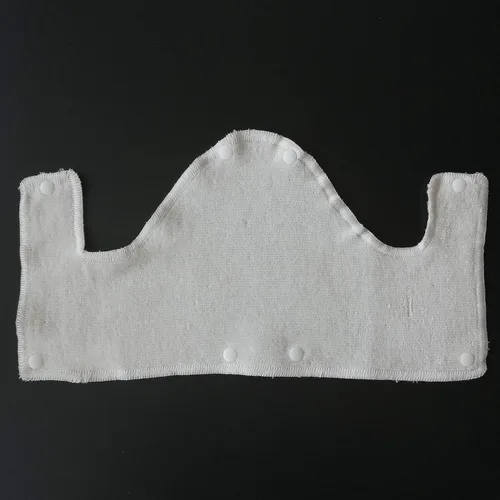 Miniatura 30 de Banda para el sudor para sombrero duro grande de color gris oscuro, forro de sombrero duro reutilizable y lavable de terry de algodón, se ajusta