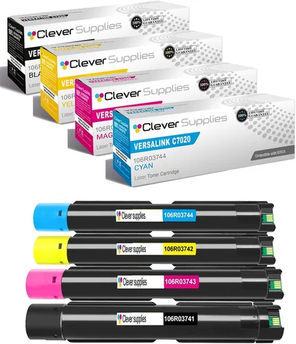 Miniatura 156 de CS compatible Xerox Phaser 6510/WorkCentre 6515 (106r03480) 2 cartuchos de tóner negro para Phaser 6510, WorkCentre 6515 2 negro