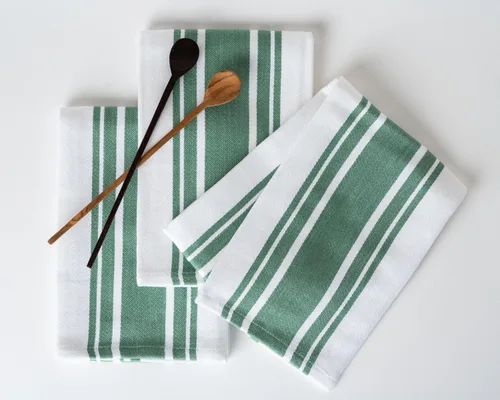 Miniatura 6 de Juego de Toallas de Cocina – Paquete de 3 (20 x 30 pulgadas) Extra Grandes de Algodón Premium para Cocina – Absorbentes – 100% Algodón – con Lazo