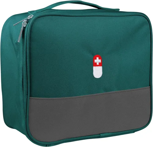 Bolsa de primeros auxilios, bolsa organizadora vacía de suministros médicos, kit portátil de trauma para el hogar, oficina, cocina, viajes,