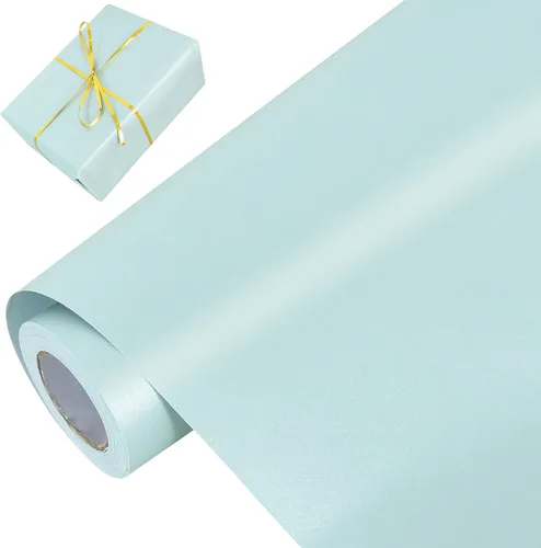 Miniatura 11 de BEISHIDA Papel de regalo verde oscuro, papel de regalo de color sólido con brillo perlado, papel de regalo mate, papel de embalaje para bodas