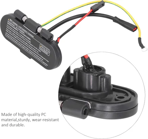 Miniatura 6 de Reemplazo del enchufe de la cubierta, conjunto de puerto de carga de scooter eléctrico, pieza de repuesto compatible con accesorios Ninebot 9 MAX G30