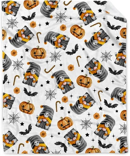Miniatura 16 de Manta de gnomos navideños para adultos, mujeres, manta de franela suave y cálida para sofá, cama de viaje, 30 x 40 pulgadas para mascotas