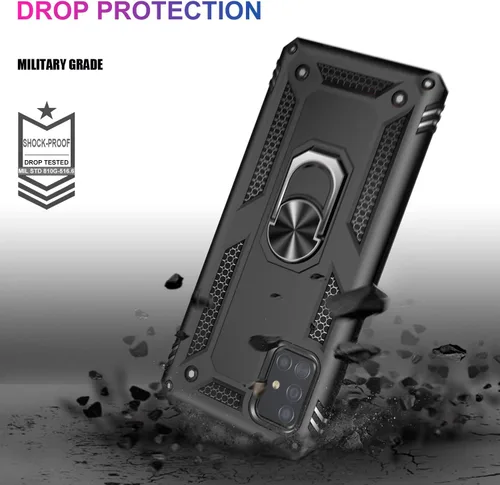 Miniatura 4 de LUMARKE Funda para Galaxy A51 4G con Protector de Pantalla, Pasa Prueba de Caída de 16 pies de Grado Militar, Cubierta Protectora para Teléfono