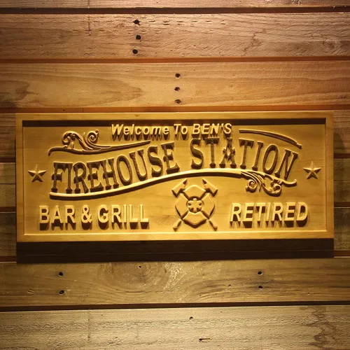 Miniatura 25 de ADVPRO wpa0053 - Letrero personalizado con nombre grabado en 3D de madera para el hogar, bar, cerveza, decoración del hogar, placas de casa de lago