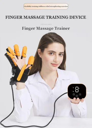 Miniatura 3 de Rehabilitation Robot Glove, Finger and Hand Function Rehabilitation Trainer, Hand Recovery Equipment for Cerebral Palsy Arthritis Stroke Hemiplegia