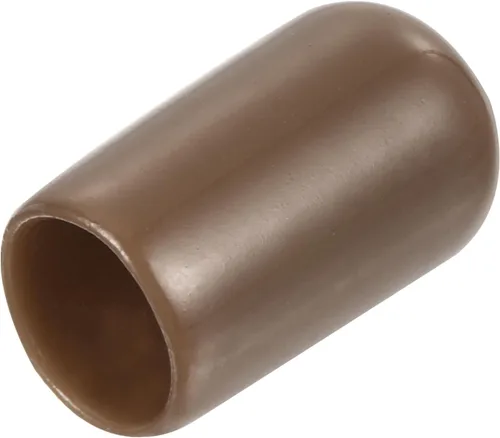 Miniatura 92 de uxcell 25 tapas de goma de 0.787 in de vinilo de identificación redonda tapa tapa de rosca de tornillo protectores negro