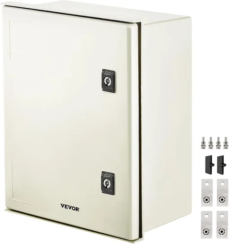 Miniatura 11 de VEVOR Caja de Conexiones Eléctricas, 12' ×10' ×6', Caja de Conexiones de Fibra de Vidrio, IP66 Impermeable y a Prueba de Polvo, Caja Eléctrica
