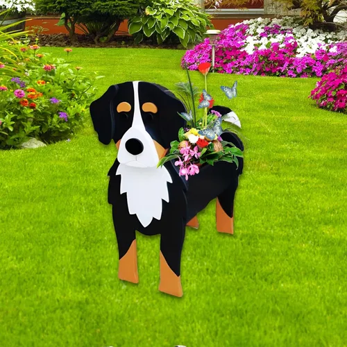 Miniatura 31 de Maceta de Perro English Springer Spaniel, Macetas de Plantas, Bonita Maceta de Jardín para Perros, Macetas de Perro Regalos de Cumpleaños