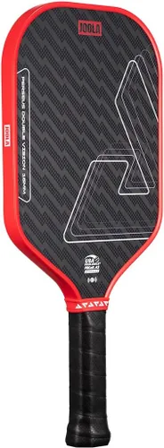 JOOLA Double Vision - Paleta de pickleball de 16mm (0.63 pulgadas) - Forma Signature y estándar - Superficie de aramida para un tacto más suave y