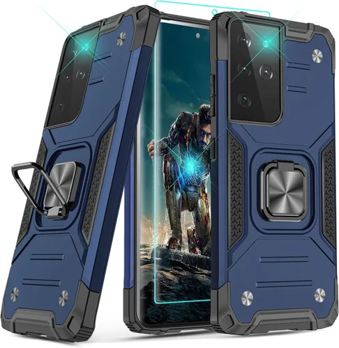 Miniatura 24 de YmhxcY Funda para Galaxy Note 8, funda para Galaxy Note 8 con protector de pantalla curvado 3D, fundas de grado armadura con soporte giratorio