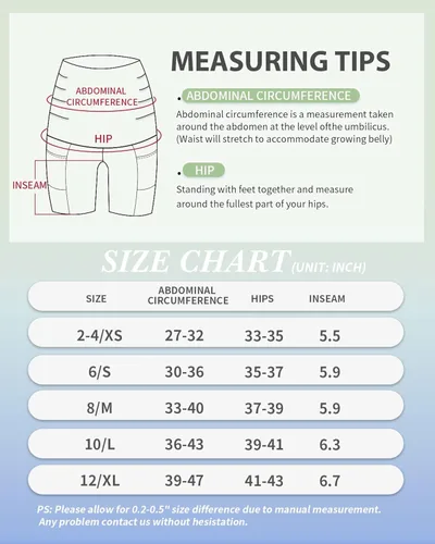Miniatura 4 de BLONGW Pantalones cortos de maternidad para mujer sobre la barriga para verano, yoga, ciclismo, entrenamiento, correr, pantalones cortos