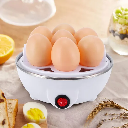 Miniatura 4 de Cocedor de huevos, máquina de caldera de huevos, olla de huevos hervidos, vapor de huevos, caldera eléctrica de huevos multifuncional, mini cocina