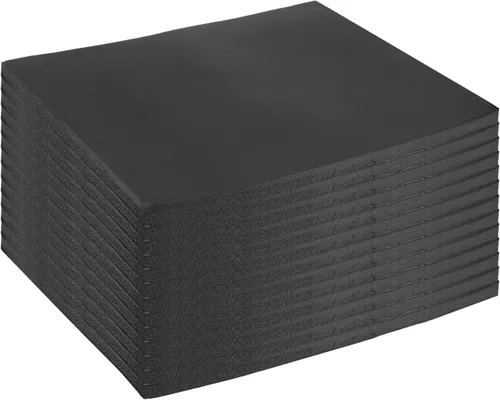 Miniatura 16 de uxcell 315mil 8mm 21.53 pies cuadrados alfombrilla de aislamiento térmico y de sonido para maletero y piso de 79" x 40" para auto