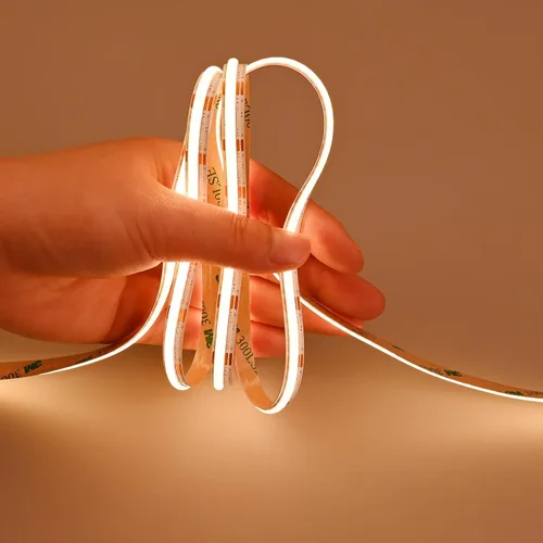 Miniatura 2 de GOMING 24V 10M(32.8ft) 3Pin 8mm Width CCT COB LED Strip 2700K-6500K Tunable White 576LED/M CRI 93+ Flexible IP20 Not Waterproof LED Tape Lights for