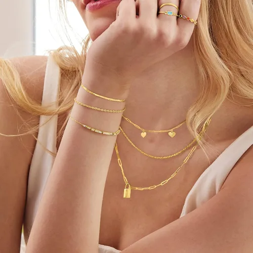Miniatura 7 de RS Pure by Ross-Simons Pulsera de espiga de oro amarillo de 14 quilates de 0.059 in. 7 pulgadas, Oro amarillo de 14 quilates, No es una piedra