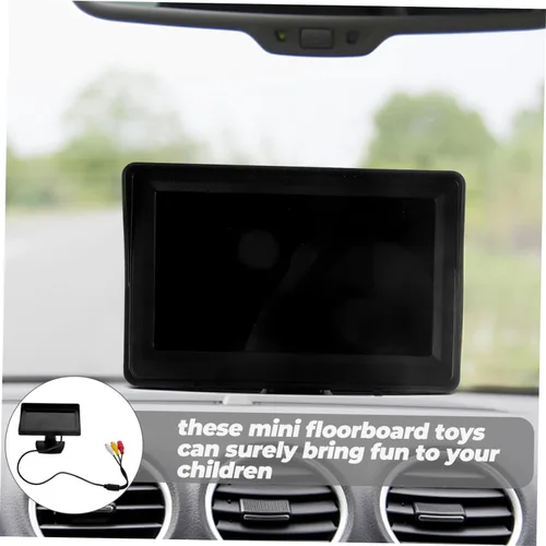 Miniatura 4 de 1 Unidades Monitor de coche Dash Cam cámara de respaldo Mini Monitor estéreo Dashcam cámara de marcha atrás Cámara de visualización de cámaras