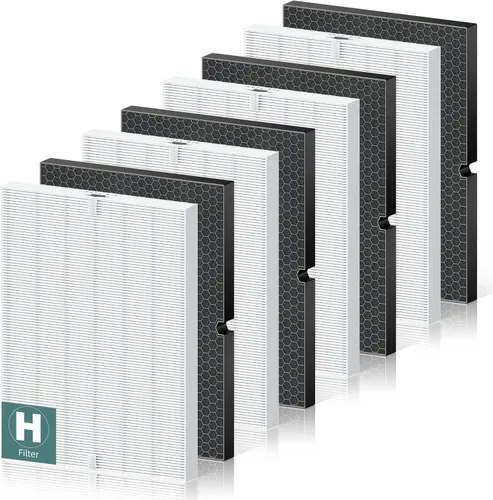 Miniatura 15 de 116130 Filtro de Repuesto H Removedor de Humo para Purificador de Aire Winix 5500-2 AM80 Plasmawave, Paquete Combinado de Filtro HEPA Verdadero