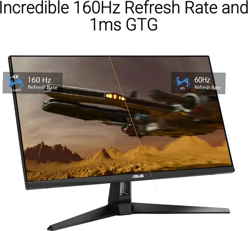 Miniatura 2 de ASUS TUF Gaming VG27UQ1A - Monitor de juegos de 27 pulgadas, 4K HDR, 160Hz, 1ms, Extreme Low Motion Blur Sync, compatible con G-SYNC de NVIDIA, AMD