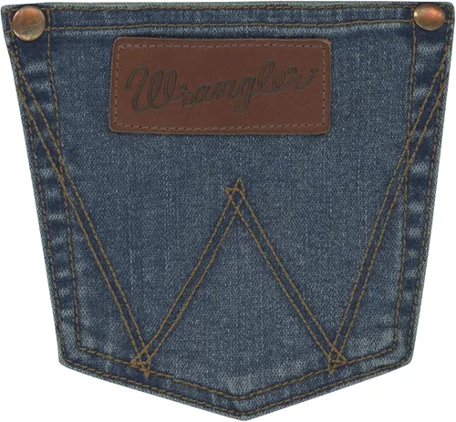 Miniatura 4 de Wrangler Pantalones de mezclilla retro de tiro alto para mujer, Verde