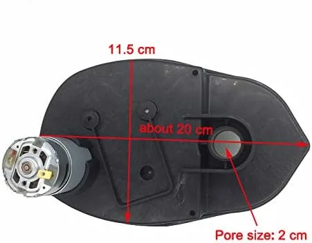 Miniatura 3 de SHENGLE Caja de cambios de 24 V para niños con agujero de eje grande, RS550 24 voltios 30000RPM motor eléctrico de CC con caja de engranajes RS550