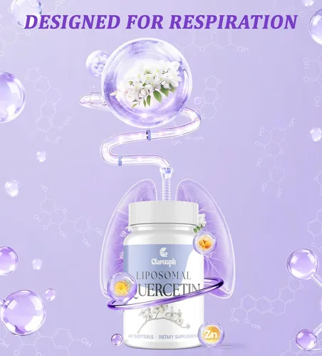 Miniatura 2 de Quercetina con bromelina Suplementos de quercetina liposomal con alta absorción para respiratorio e inmunidad* Quercitina 1000 mg con vitamina C