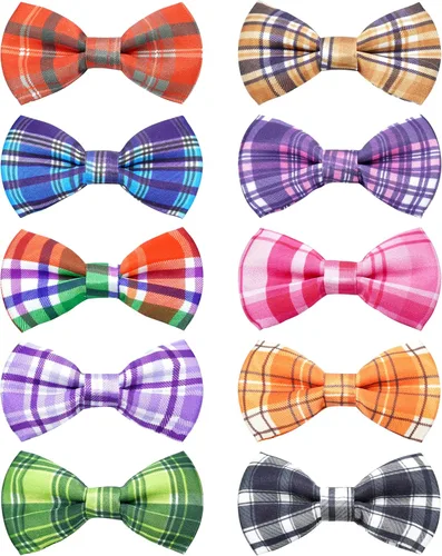 Miniatura 14 de PET SHOW Paquete de 10 corbatines de cumpleaños para perros pequeños, accesorios de collar deslizante para cachorros, gatos, mascotas, corbatines