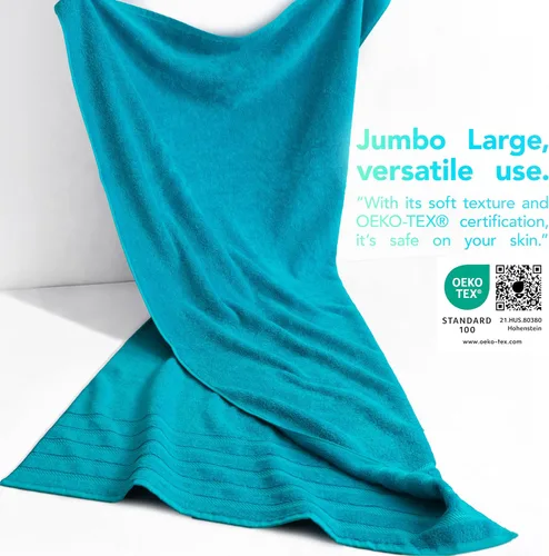 Miniatura 3 de American Soft Linen Toallas de baño jumbo grandes de 35 x 70 pulgadas, 600 GSM, 100% algodón, sábanas de baño turcas, toallas de baño de lujo