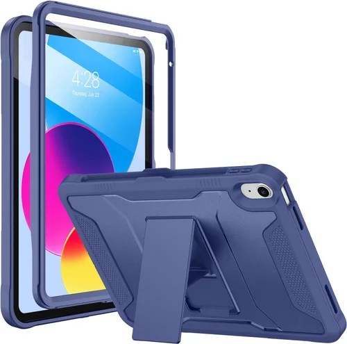 Miniatura 19 de Funda Soke para iPad (A16) de 11ª generación de 11 pulgadas 2025, iPad de 10ª generación de 10.9 pulgadas 2022, con protector de pantalla