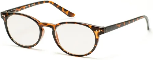 Lentes de lectura retro para computadora para mujeres y hombres, antirreflejos, fatiga ocular, luz azul, bloqueo UV (tortuga, fuerza +2.00)