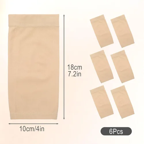 Miniatura 2 de DIVINA VITAE 3 pares de fundas para tatuaje de antebrazo, manga de compresión para el antebrazo, para hombres y mujeres (color de la piel)