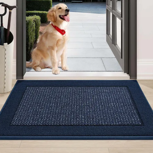 Miniatura 36 de BEQHAUSE Tapete para puerta interior de 20 x 32 pulgadas, tapete antideslizante para entrada, lavable, resistente a la suciedad, tapete