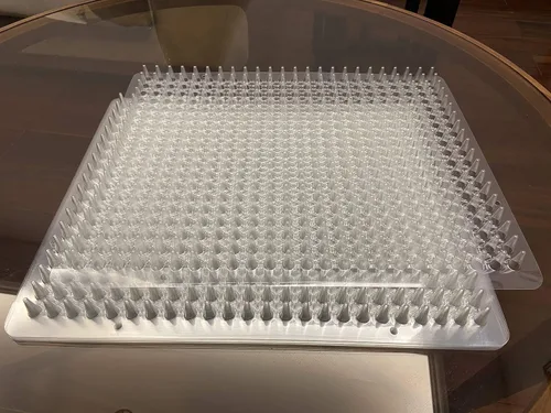 Miniatura 7 de Paquete de 8 tapetes repelentes de gatos para exteriores e interiores para gatos y perros, tapetes de plástico con púas, 16 x 13 pulgadas