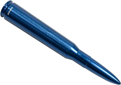 Miniatura 5 de VMS RACING Antena de bala azul calibre 50 Cal calibre pesado CNC mecanizado billet de aluminio corto compatible con Ford F150 F250 F350 F450 F550