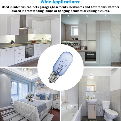 Miniatura 6 de 297048600 Bombilla para refrigerador 40 W para Frigidaire Kenmore Whirlpool KitchenAid Electrolux 241552802 AP3770086 AP3867287 AH976993 EA976993