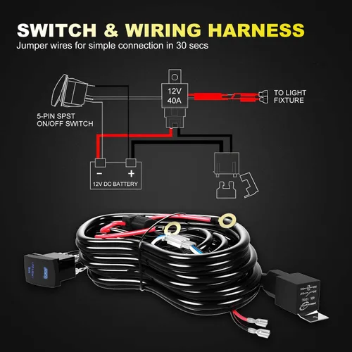 Miniatura 8 de TURBO SII Barra de luz LED de 22 pulgadas, triple fila, 306 W, 30600 lúmenes, haz combinado de inundación, 2 unidades, 4 pulgadas, 60 W, luces LED