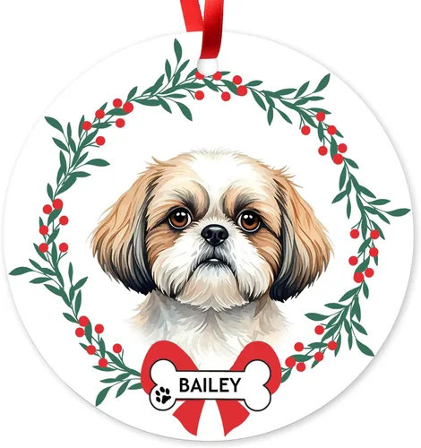 Miniatura 17 de Adorno de Navidad personalizado de Beagle, adorno personalizado con nombre de mascota, regalos para los amantes de los perros Beagle, decoración