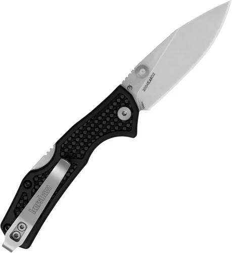 Miniatura 3 de Kershaw Debris - Cuchillo de bolsillo plegable de bloqueo medio, hoja pequeña de acero inoxidable D2 de 2.75 pulgadas con bloqueo medio, apertura