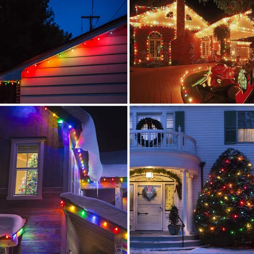 Miniatura 4 de Paquete de 25 bombillas LED C9 de repuesto para Navidad, bombillas LED C9 inastillables para cadena de luces de Navidad, base de candelabro E17