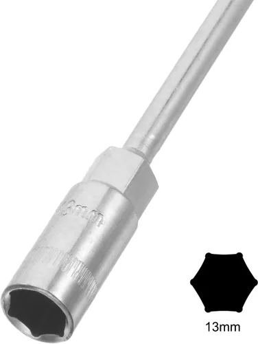 Miniatura 3 de uxcell Herramienta de llave hexagonal hexagonal con mango en T de goma amarilla de 0.512 in