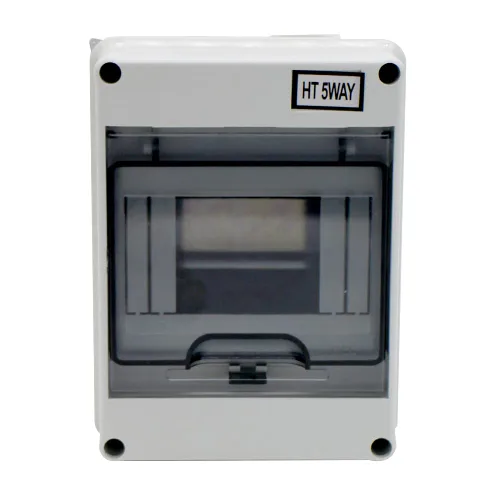 Miniatura 3 de Caja de protección de distribución con riel DIN IP65 ABS transparente cubierta transparente Power mcb caja de distribución para disyuntor