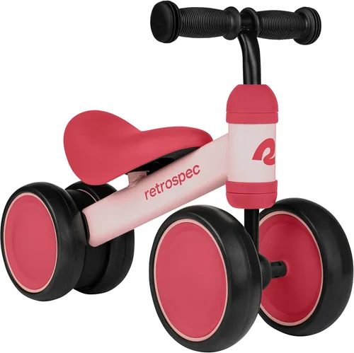 Retrospec Cricket Baby Walker Bicicleta de equilibrio con 4 ruedas para edades de 12 a 24 meses – Juguetes para bebés y niños pequeños para niños de