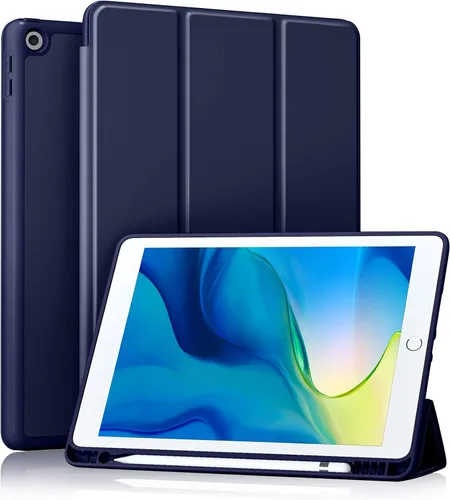 Miniatura 21 de Akkerds - Funda Compatible con iPad de 10.2 Pulgadas 2021/2020/2019, para iPad de 9ª/8ª/7ª Generación con Soporte para Lápiz, Funda Protectora