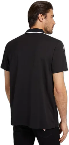 Miniatura 2 de GUESS Polo de manga corta Paul Pique Tape para hombre Essentials