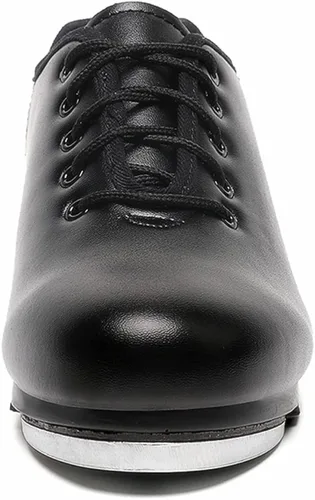Miniatura 2 de Mens Lace Up Black Tap Shoes Leather Oxford Dance Shoe