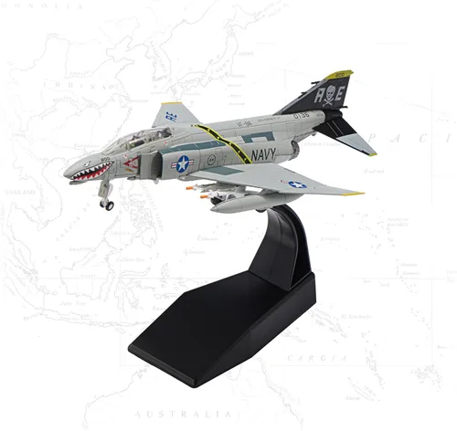 Miniatura 10 de B-17 Flying Fortress - Aviones fundidos a presión a escala 1/144, modelo de avión de metal pesado para coleccionista, entusiasta de la aviación