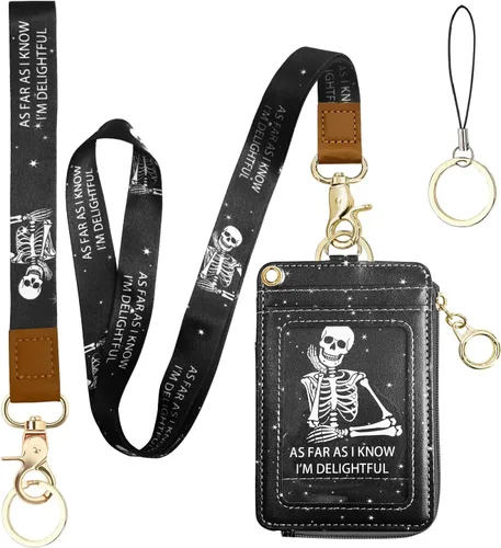 Miniatura 12 de bolimoss Soporte para credencial de sol y luna y cartera con cordón, cordones removibles para maestras, cartera para mujeres con correa